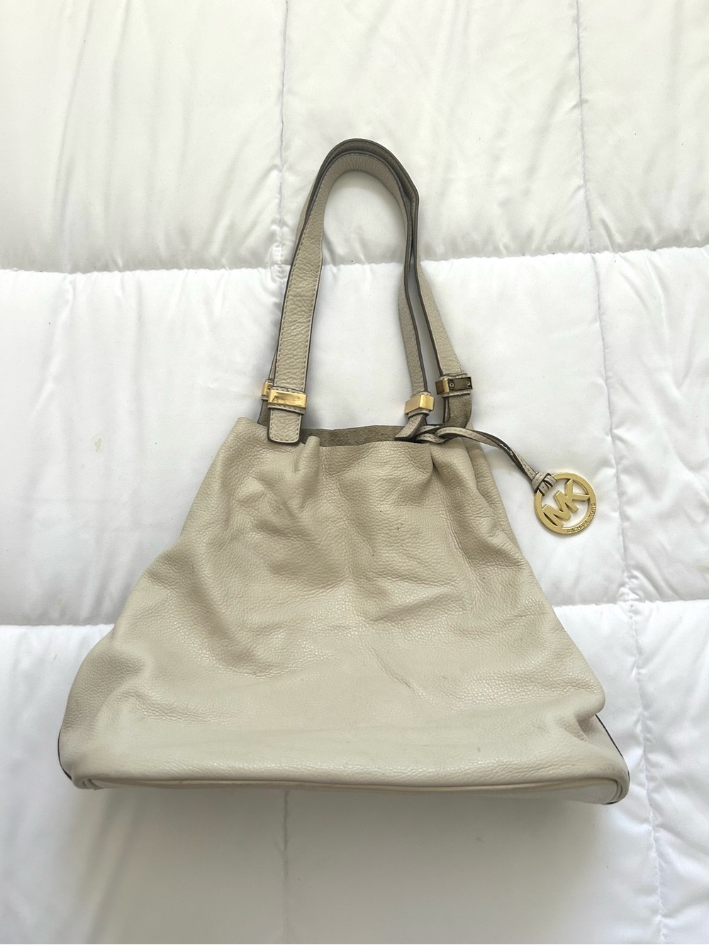 Michael Kors Pebbled Leather Shoulder Bag